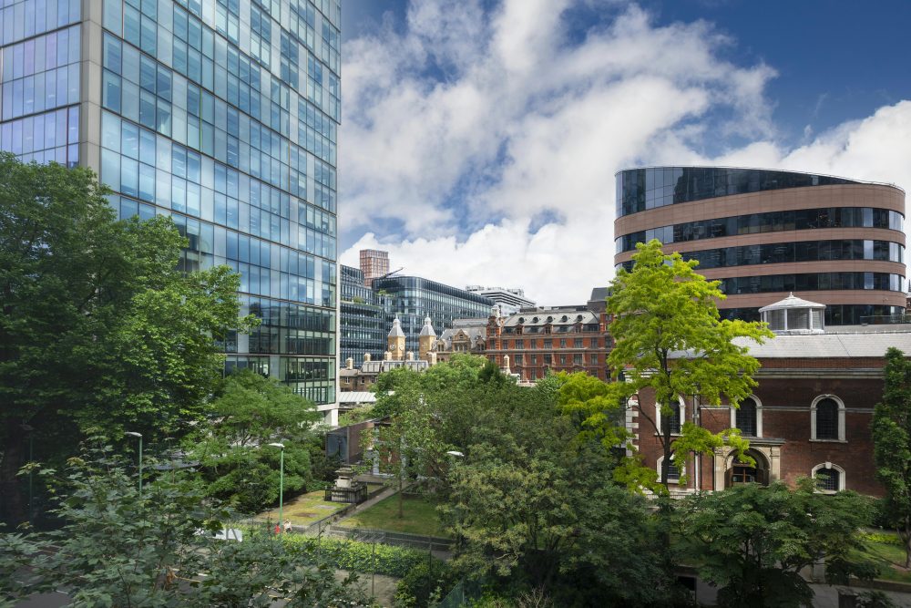 London offices available View from liverpool street station
