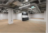 Lower ground floor space ideal for yoga studio