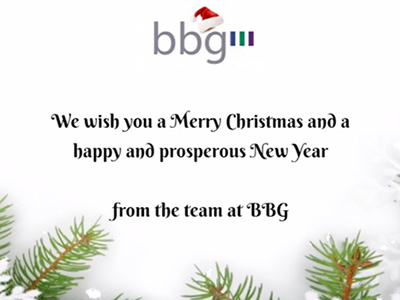Season’s Greetings from us all at BBG