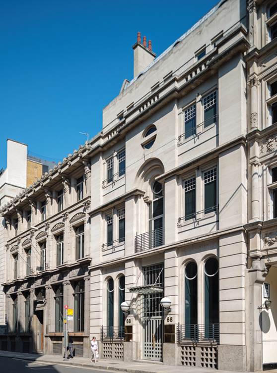New 12,000 sq ft leasing instruction in 68 Cornhill, EC3