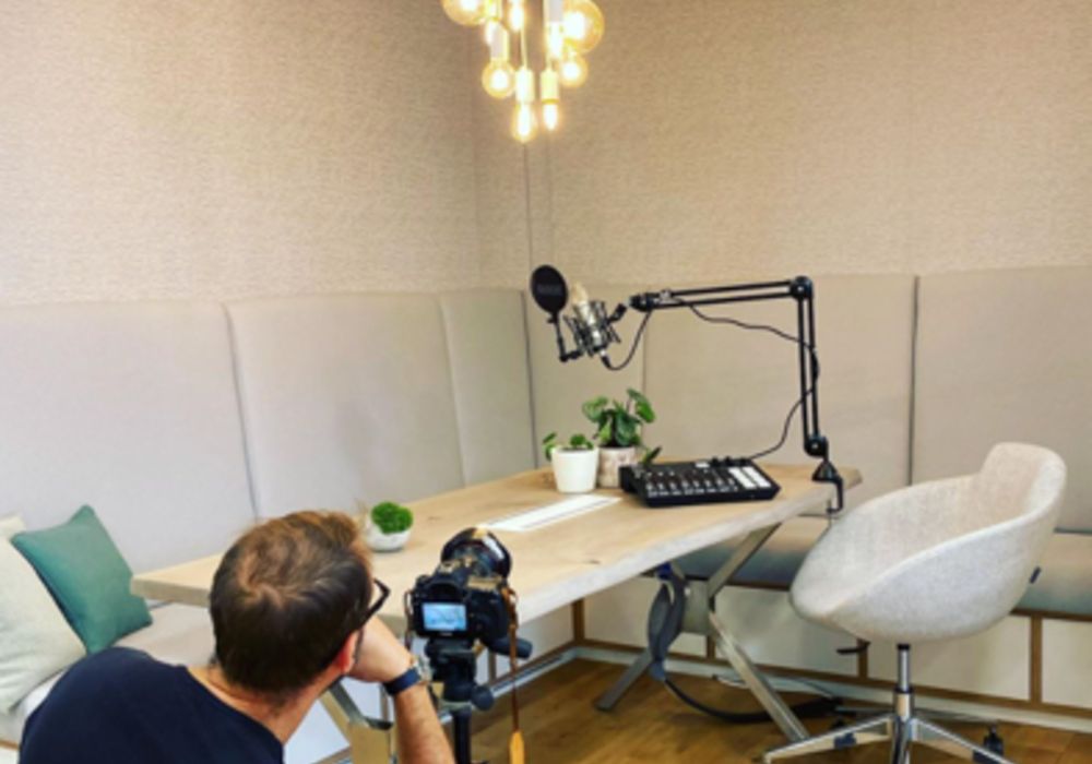 Photo studio at Hackney workspace